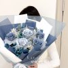 深情寶寶藍大花束