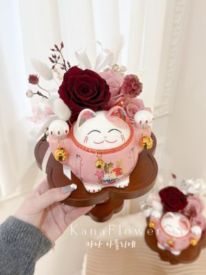 招財貓盆花.好人緣