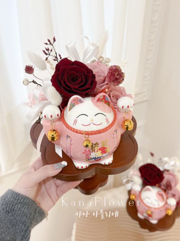 img_2803 招財貓盆花.好人緣