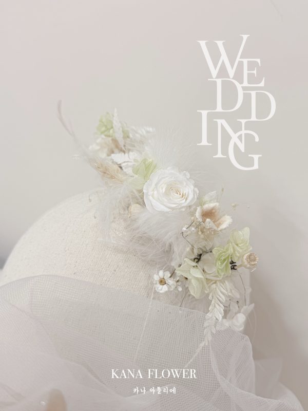 韓系永生頭冠花-森林系女孩 夏日青堤Summer Breeze