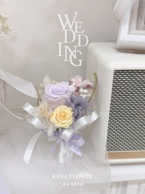 韓系永生胸花-（一個套組5個）仲夏夜的溫柔序曲 夏綠蒂Charlotte