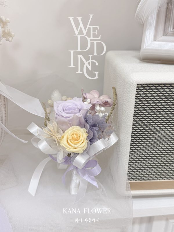 韓系永生胸花-（一個套組5個）仲夏夜的溫柔序曲 夏綠蒂Charlotte